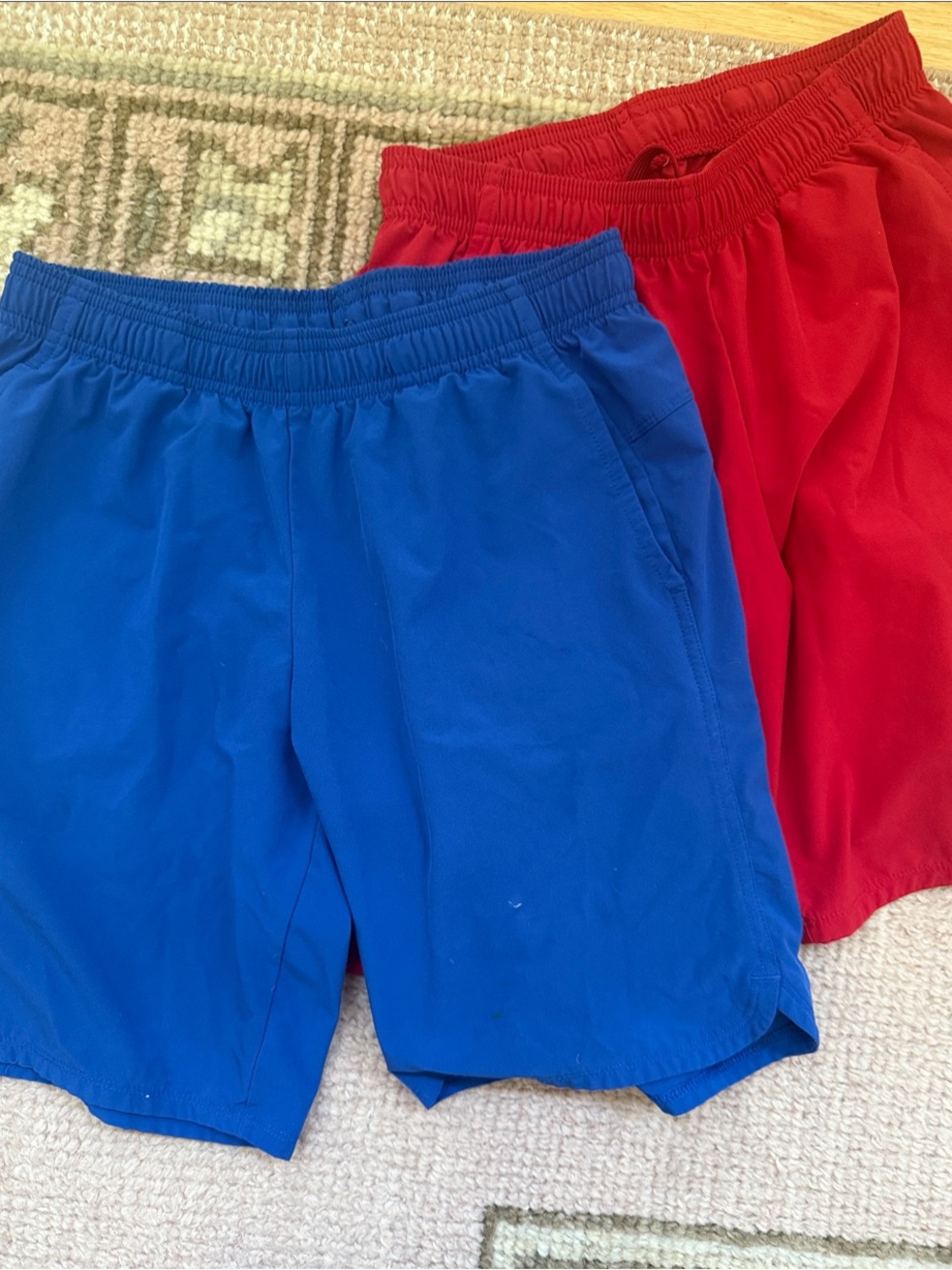 Pair of all in motion Red and Blue Kids Athletic Shorts - Pair